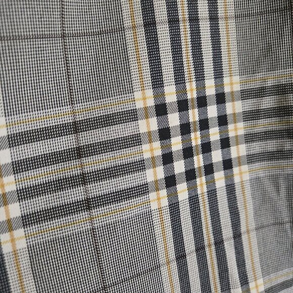 Brooks Brothers Red Fleece Glen Plaid Cotton Blend Flat Front Ankle Pants Size 4 - Picture 3 of 6